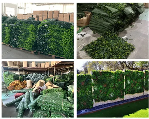 Desain dinding gambar merek dengan dinding rumput buatan: tanaman hijau terbaik untuk latar belakang logo
