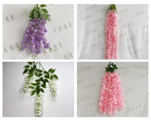Cabang Wisteria Buatan vs Vines - Apa bedanya dan bagaimana menggunakannya?