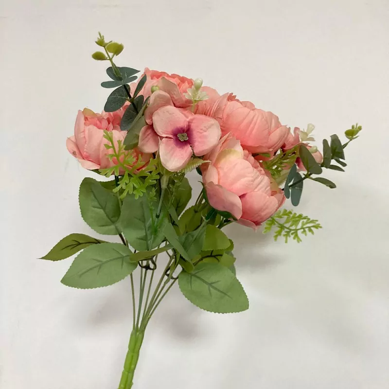 9 Garpu Bouque Peony Palsu