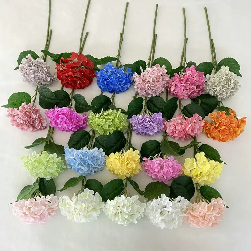 Hydrangea Touch Nyata Bunga Buatan