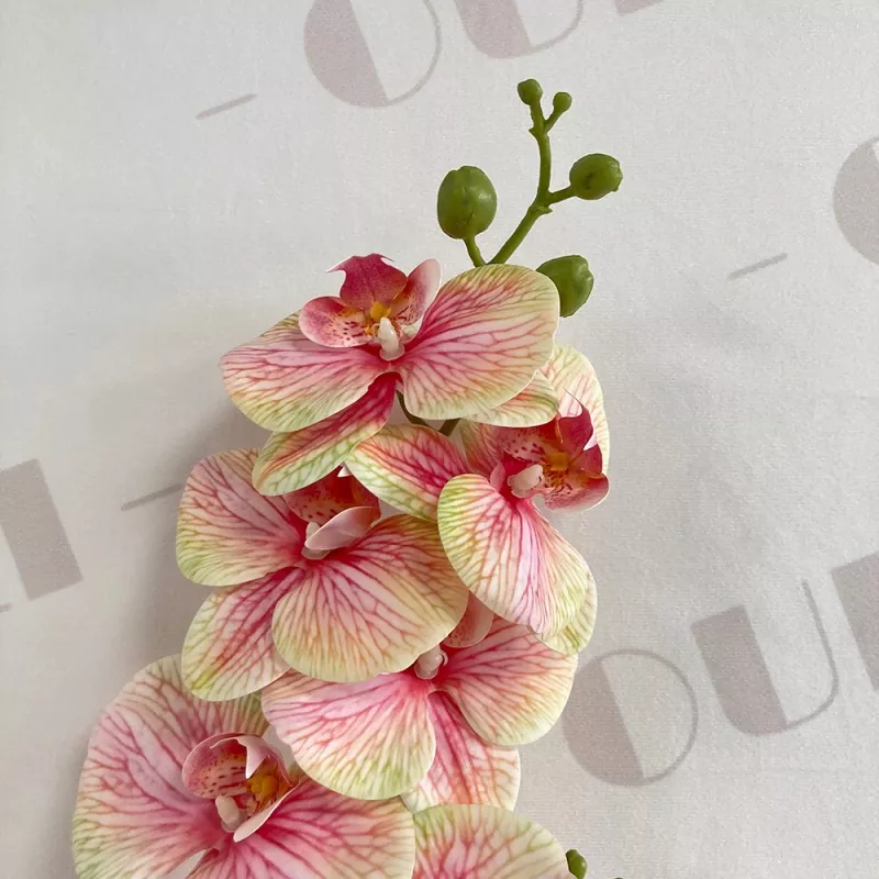 silk orchid wall decor piece 