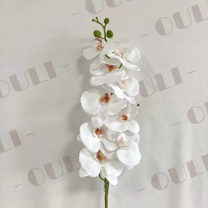 purple realism silk orchid bouquet 