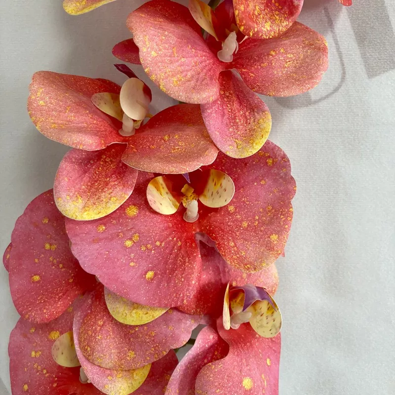 white phalaenopsis silk orchid spray 