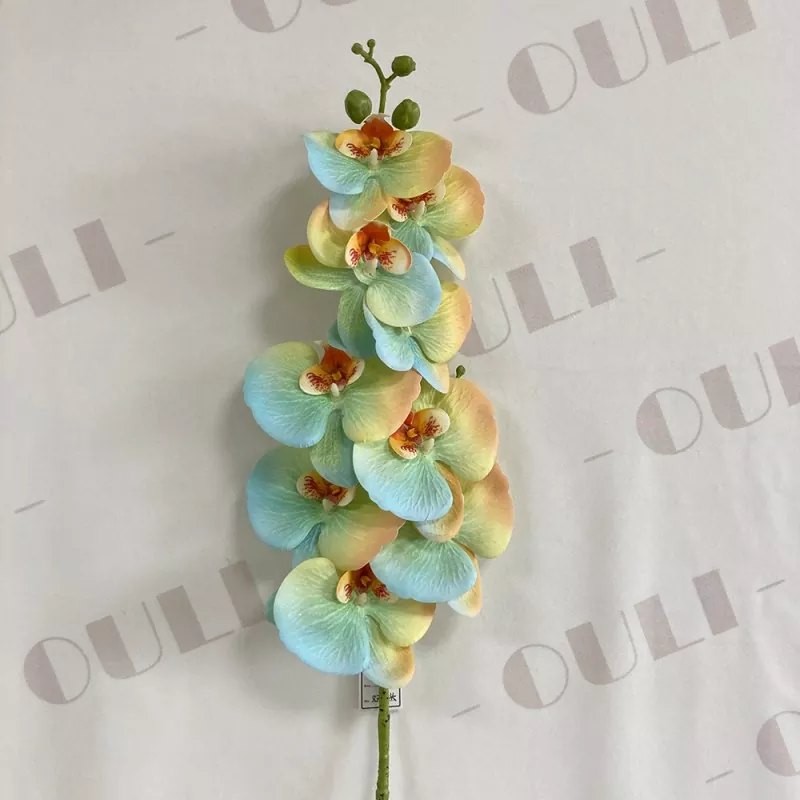 silk orchid with lifelike flowers 