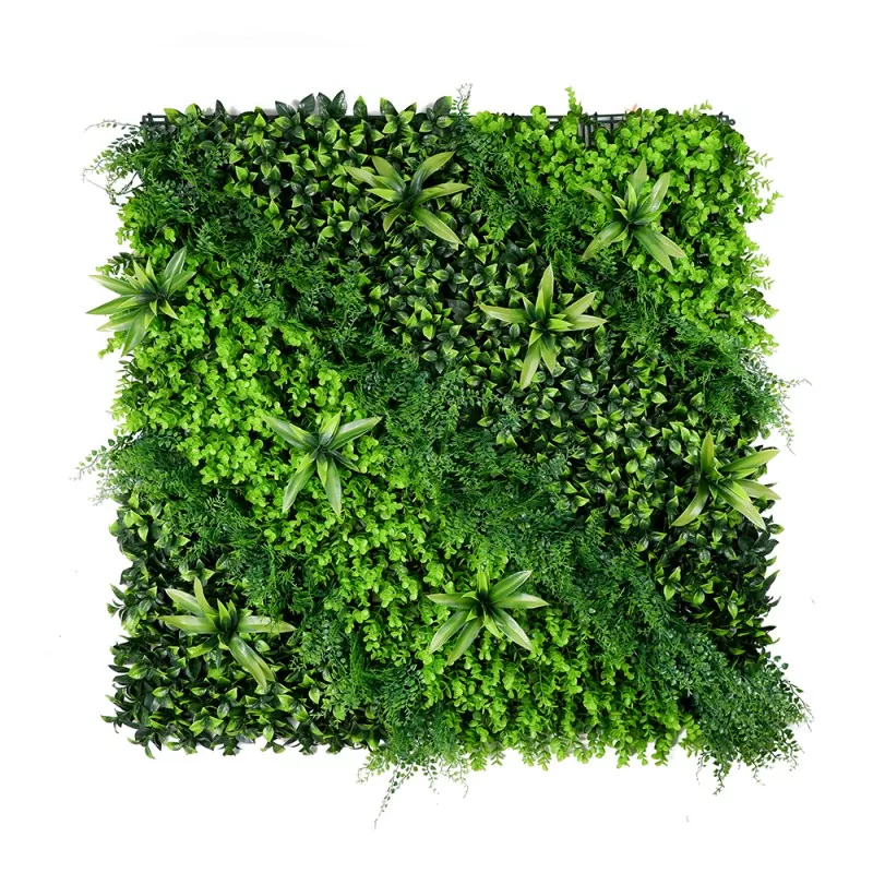 Reusable greenery wall panel with high density coverage