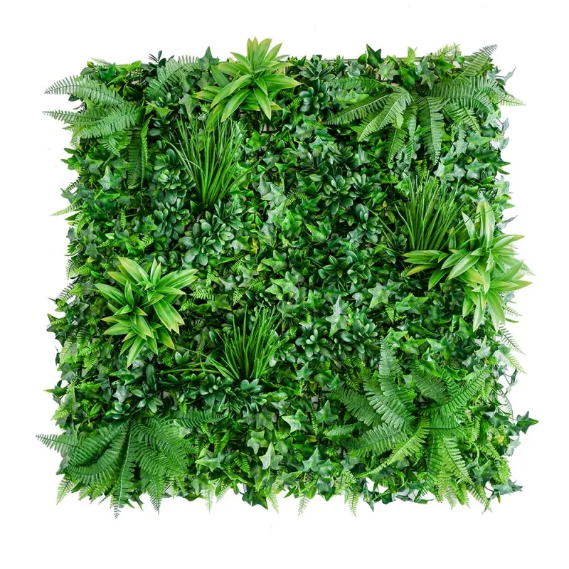 UV-resistant faux grass wall for outdoor decor