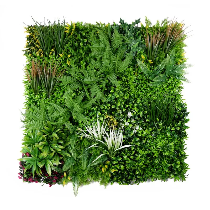 Decorative Faux Green Plant Wall Panel for Living Room