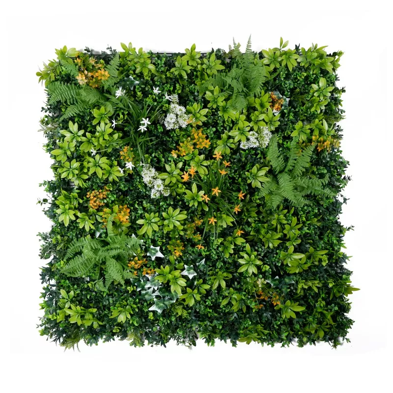 High-Density Artificial Plant Wall for Indoor & Outdoor Use