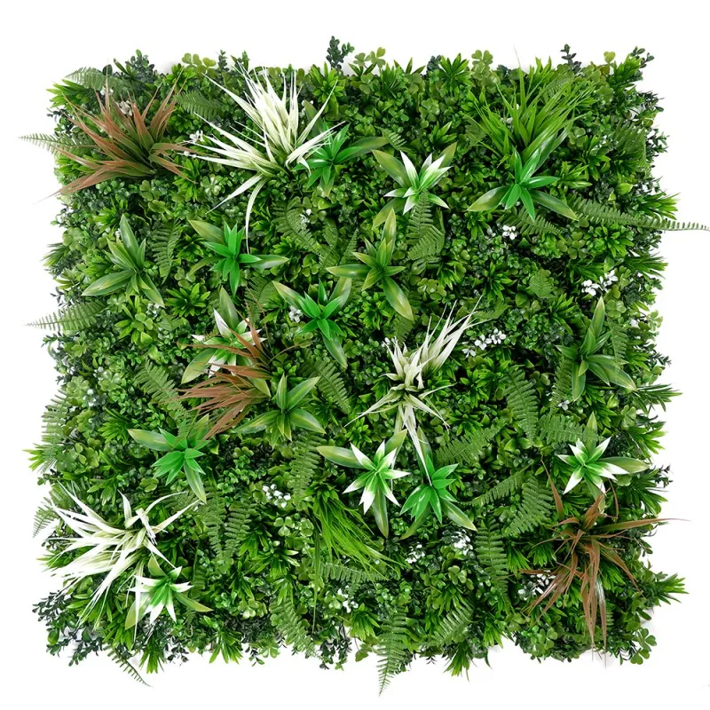 Modular Artificial Greenery Wall Panel for Retail Display