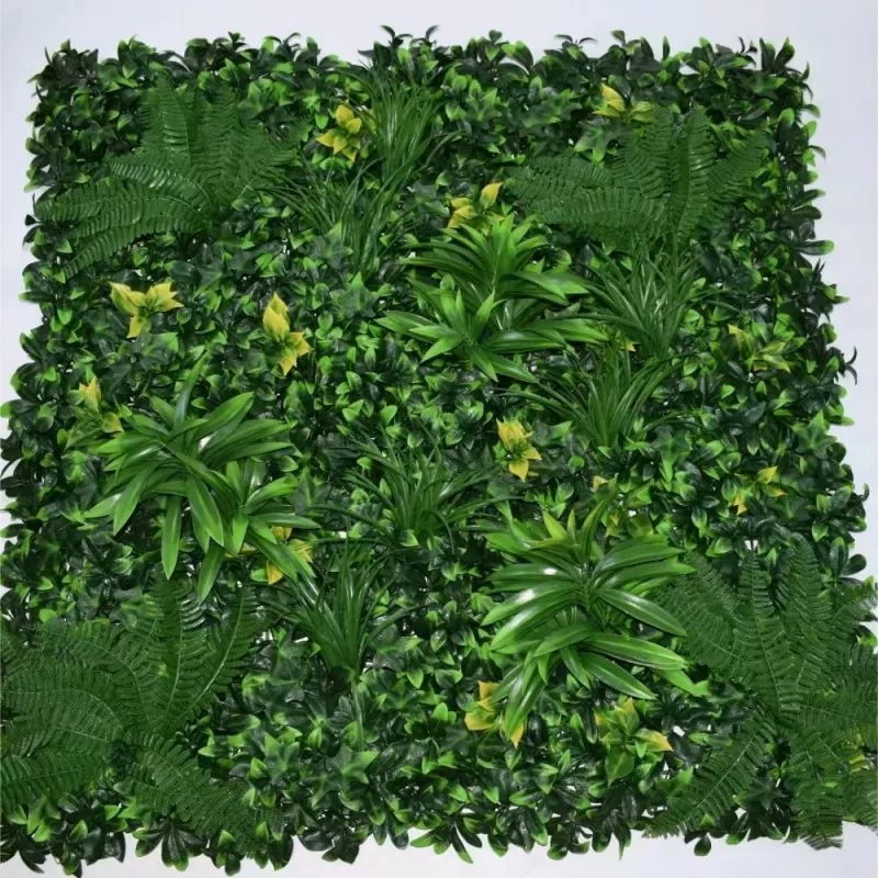 Natural look artificial green wall for weddings