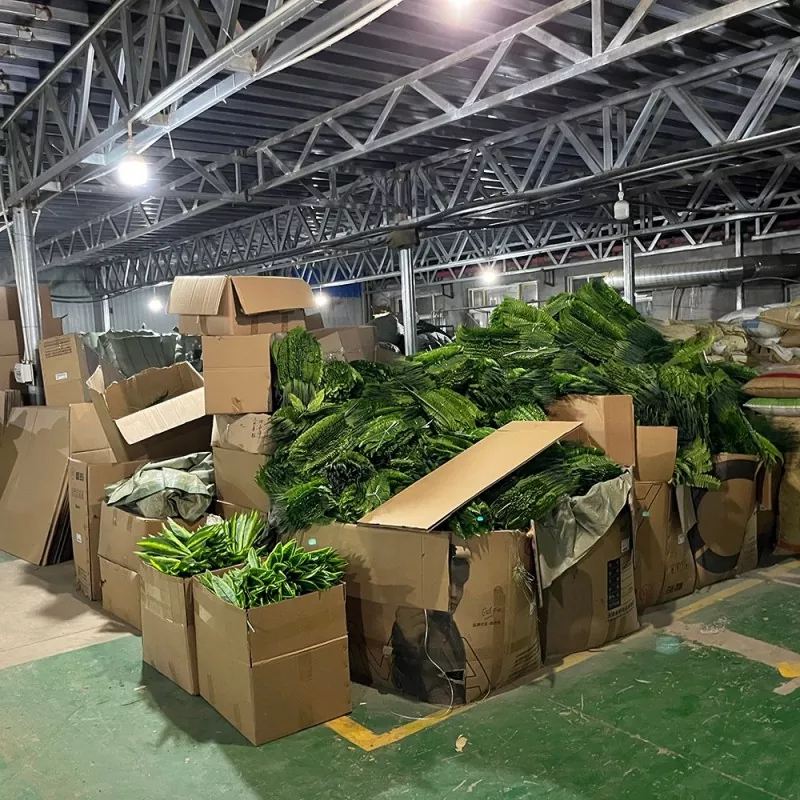 100x100 cm synthetic plant wall with boxwood and fern