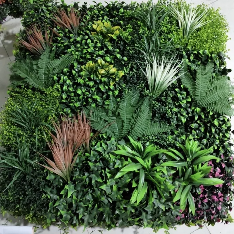 Commercial synthetic green wall for cafes and stores