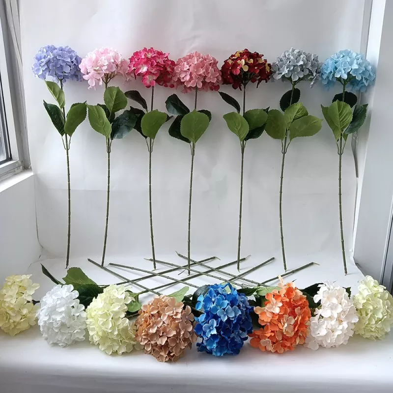 Bunga hydrangea palsu sutra