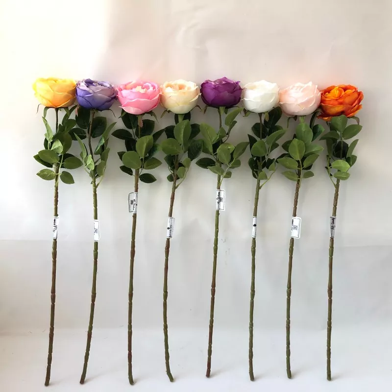 Bunga peony putih palsu
